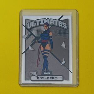 2025 Topps Finest Marvel Ultimates Psylocke #56 Silver Card (Uncommon)